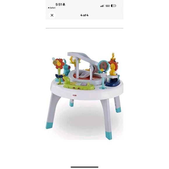 Fisher Price Sit to Stand Activity Center Replacement Part Spiral Ramp FFJ01 - Picture 5 of 5